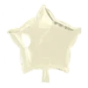 Folie ballon Stjerne CREME 46 cm