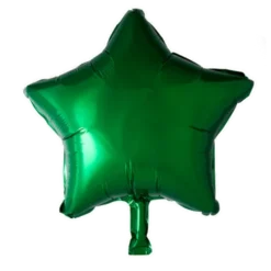 Folie ballon Stjerne GRØN 46 cm