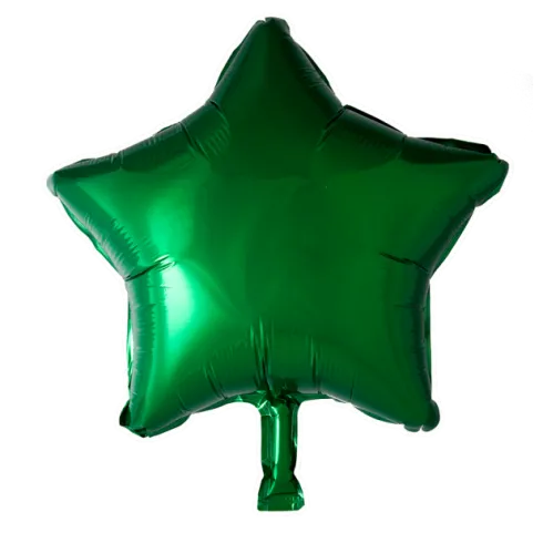 Folie ballon Stjerne GRØN 46 cm