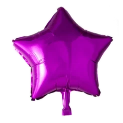 Folie ballon Stjerne HOT PINK 46 cm