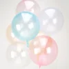 Folie-plast ballon Transparent Blå