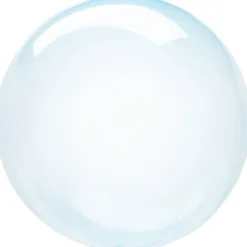 Folie-plast ballon Transparent Blå
