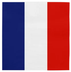 Frankrig flag serviet