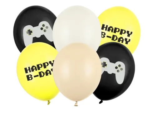 Gamer Happy B-day balloner
