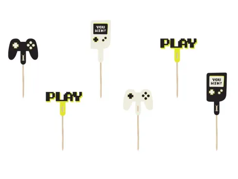 Gamer kage toppers