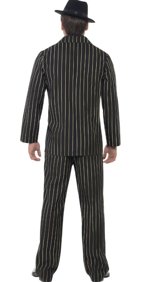 Gangster Jakkesæt GOLD STRIPE