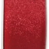 Gavebånd glitterrød 30mm