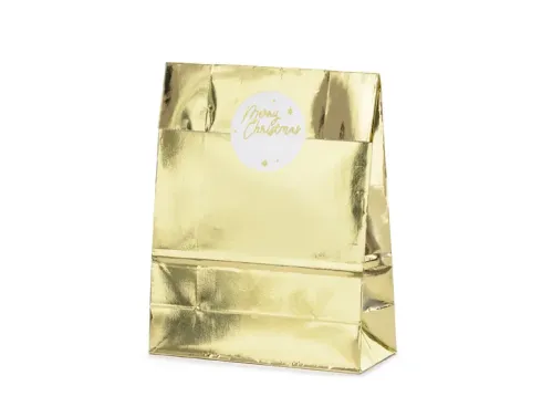 Gaveposer i Guld -Merry Christmas