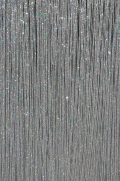 Glitter Hårextensions Sølv – 3 stk