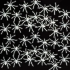 Glow in the dark Edderkopper 50stk