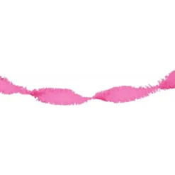 Guirlande crepe ROSA, 6 mtr