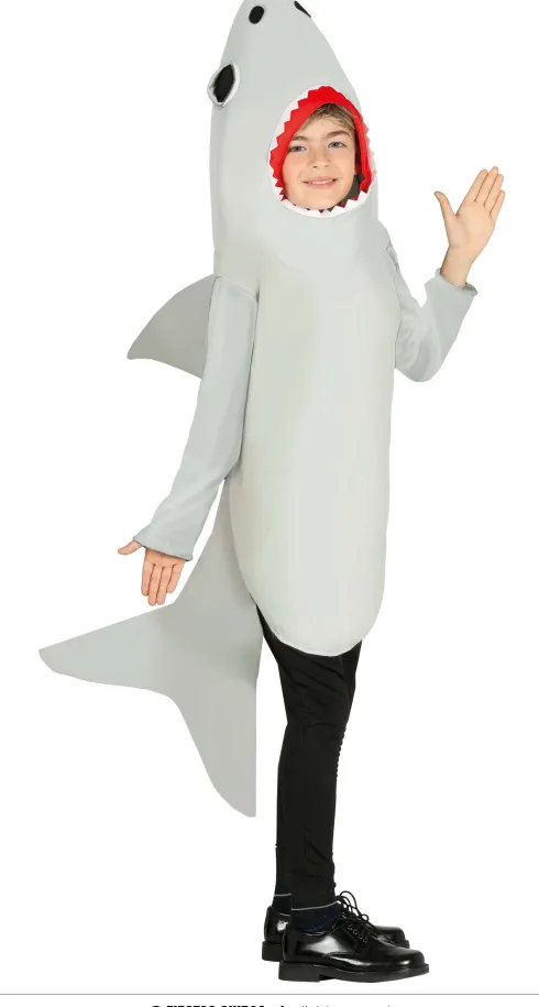 Hajkostume til børn