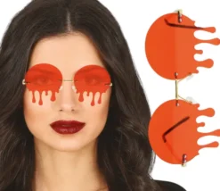 Halloween blod briller