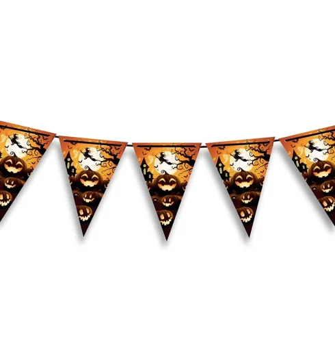 Halloween flagbanner - Græskar
