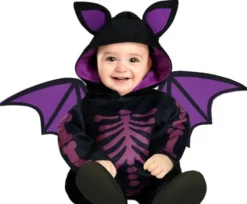 Halloween lilla flagermus kostume til babyer