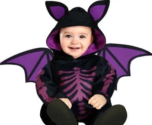 Halloween lilla flagermus kostume til babyer