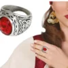 Halloween rubin ring
