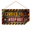 Halloween Skilt - Zombies Area