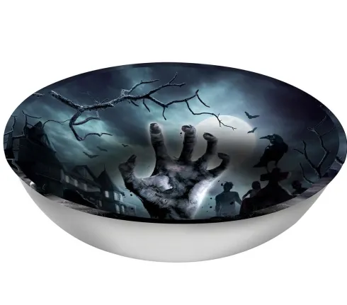 Halloween skål - graveyard