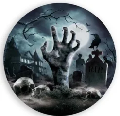 Halloween Tallerken Graveyard