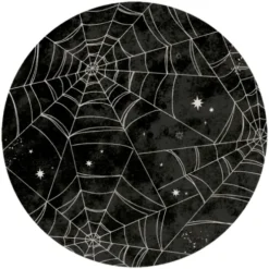 Halloween Tallerken Spindelvæv