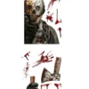 Halloween vinduesfolie XL - Assasin