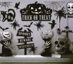 Halloween vindues klistermærker
