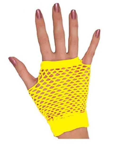 Handsker net i NEON uden fingre