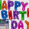 Happy Birthday Folieballon sæt Multi