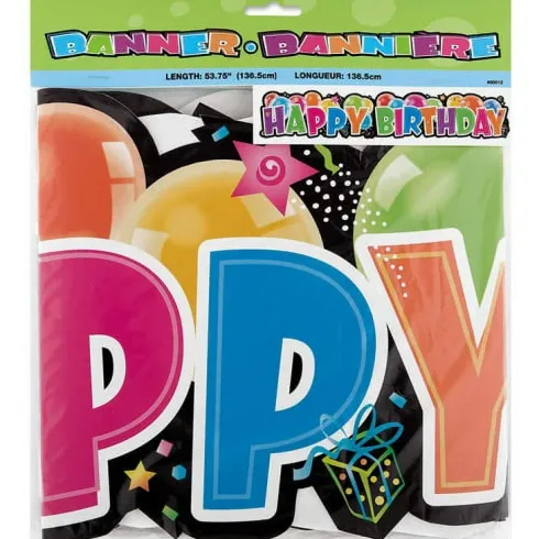 Happy Birthday gigant banner