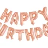 Happy Birthday i folie Rosegold