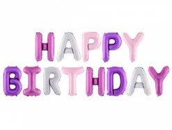 Happy Birthday i Rosa-Lilla