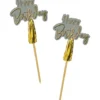 Happy Birthday picks grå/guld