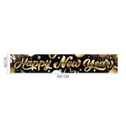 Happy new year banner - 290x50cm