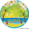 Hawaii Aloha BLÅ Tallerken 8 stk