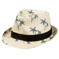 Hawaii hat - Fedora med palmer