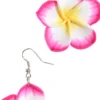 Hawaii øreringe med blomst