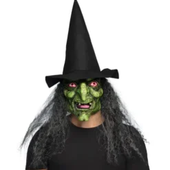 Hekse maske grøn