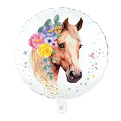 Heste folieballon - Flowers