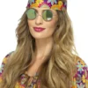 Hippie brille med spejlglas