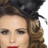 Høj hat mini Tophat i sort