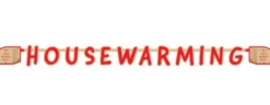 House warming banner