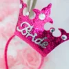 Hårbøjle Bride to be Pink