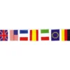 International flagguirlande 50 meter