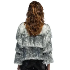 Jacket Festival flare silver