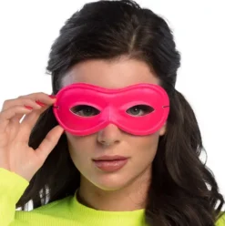 Øjenmaske i neon pink