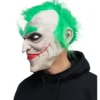 Joker maske med hår Latex
