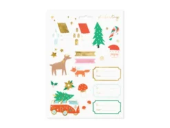 Julegavemærker - Stickers med julemotiv