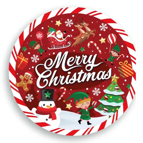 Juletallerken - merry christmas