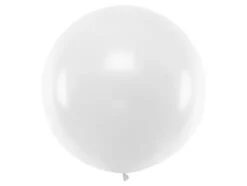 Jumbo ballon hvid ø100